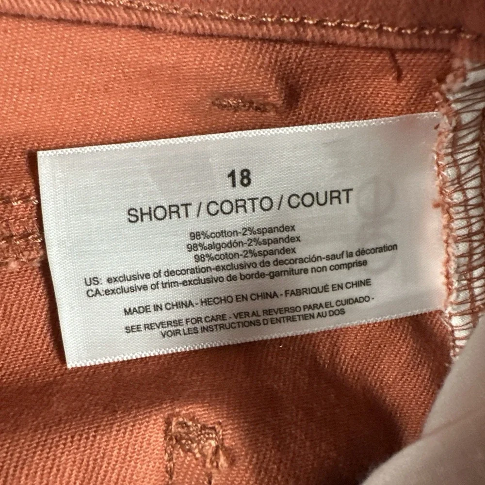 High Rise Straight Stretch Rust Mom Jeans Amanda 18 Short Gloria Vanderbuilt